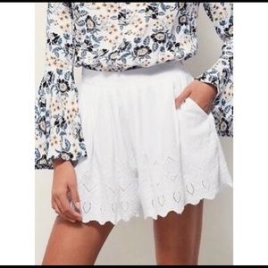 Free People Azalea White Shorts
